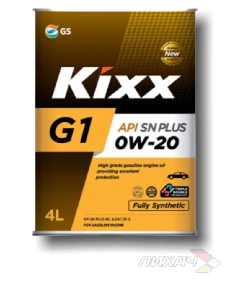 Масло моторное Kixx G1 0W-20 4л синт,