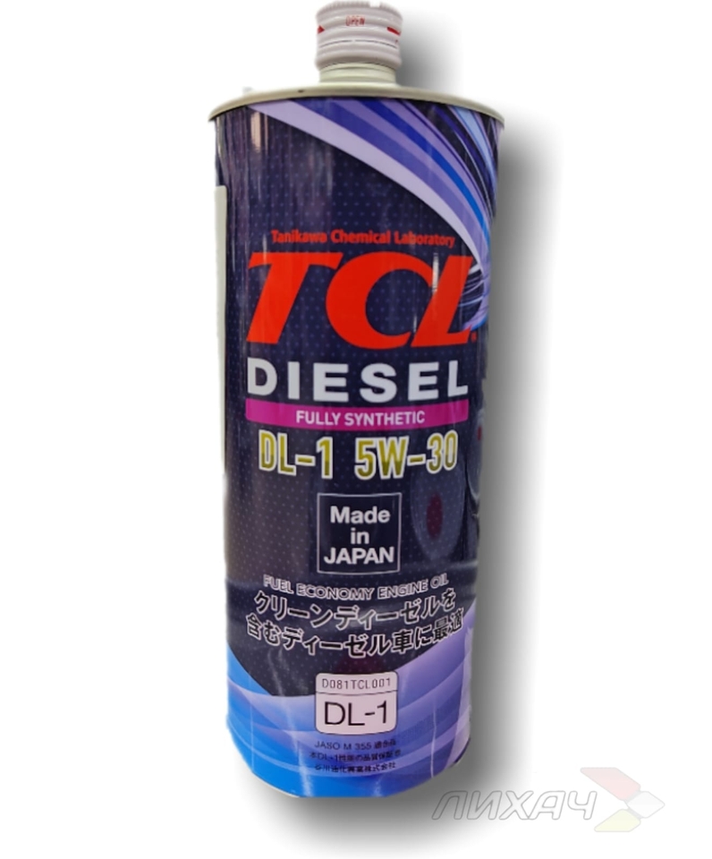Масло TCL Diesel Fully Synth DL-1 5W30 1л