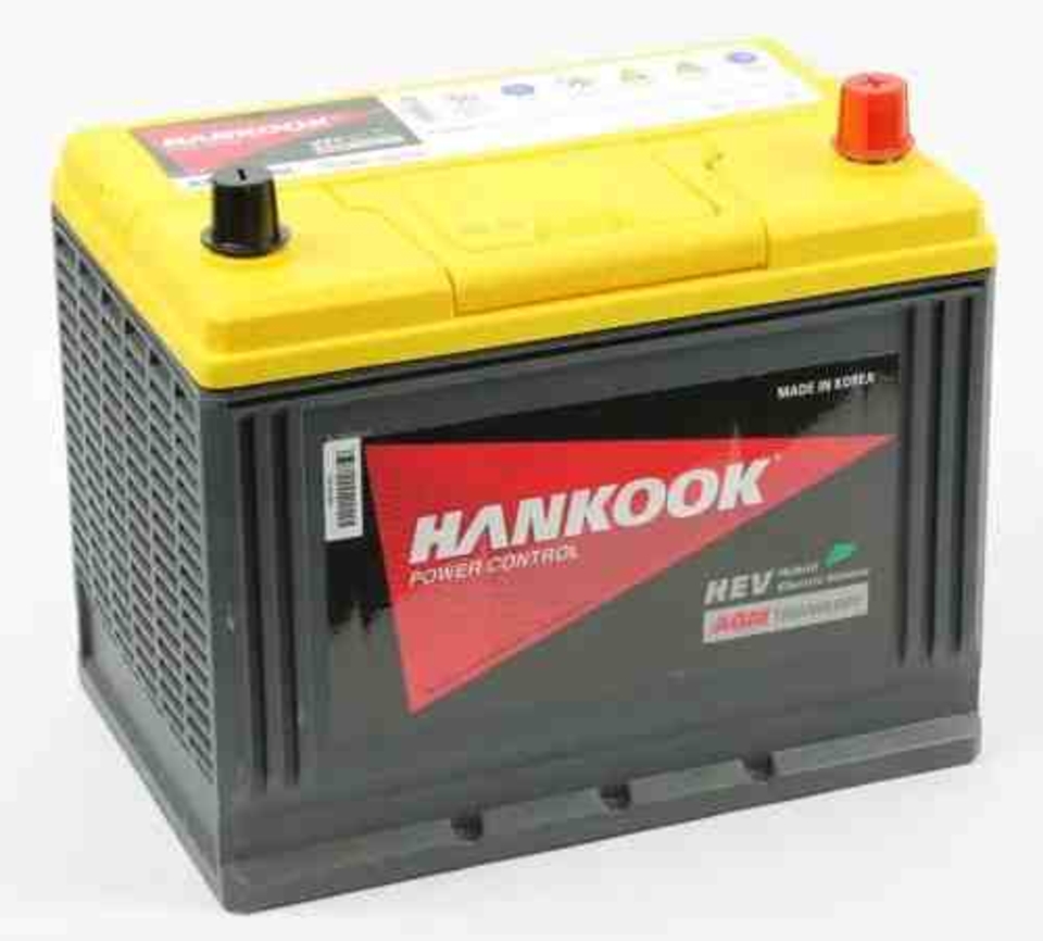 Аккумулятор HANKOOK AGM 6CT-75.0 (65D26L) 75Ач