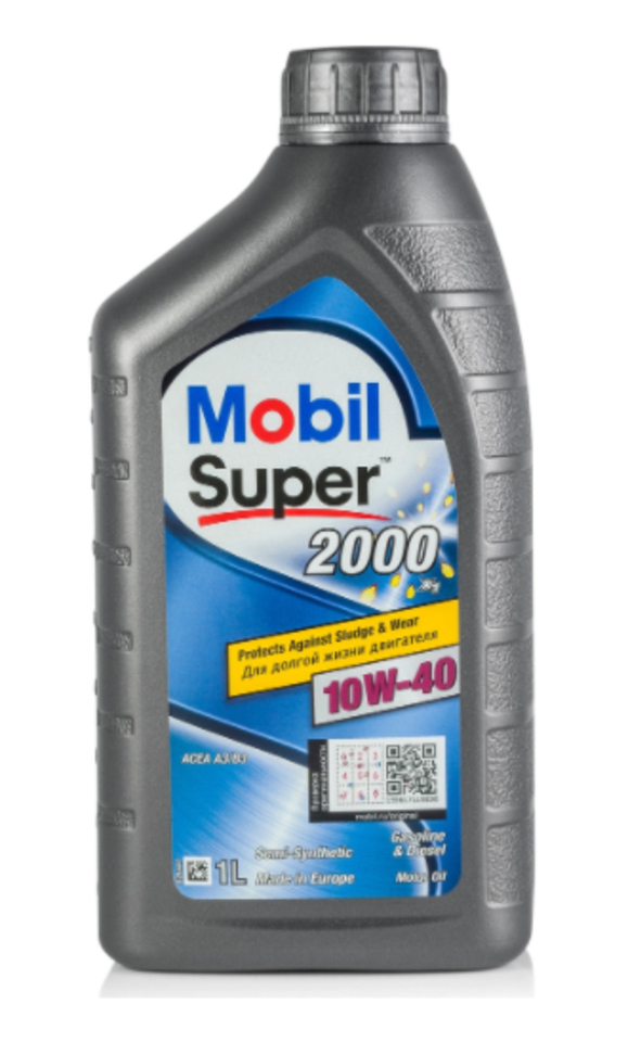 Масло моторное Mobil Super 2000 X 1 10w40 1л