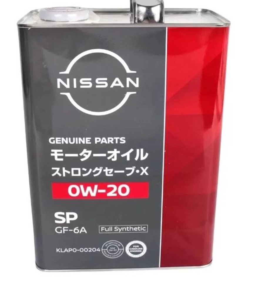 Масло моторное NISSAN STRONG SAVE X SP/GF-6A 0w20 4л. KLAN0-00204