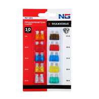 Предохранители флажковые  STANDART 5-30А, набор 10шт. 967-001