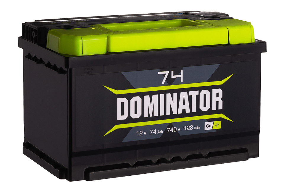 Аккумулятор Dominator 6СТ-74LBR (LB3.0) низкий 74Ач