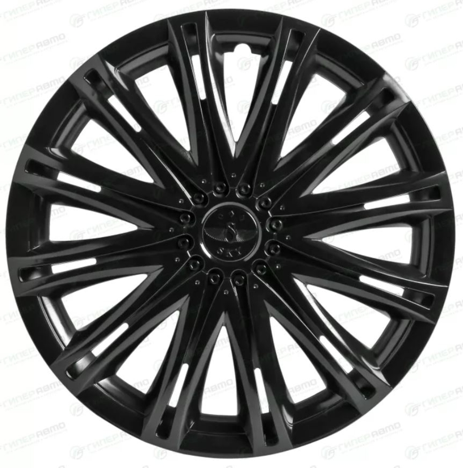 Колпаки колёсные 15&#39;&#39; &quot;СКАЙ &quot; (компл.) черный глянец AIRLINE