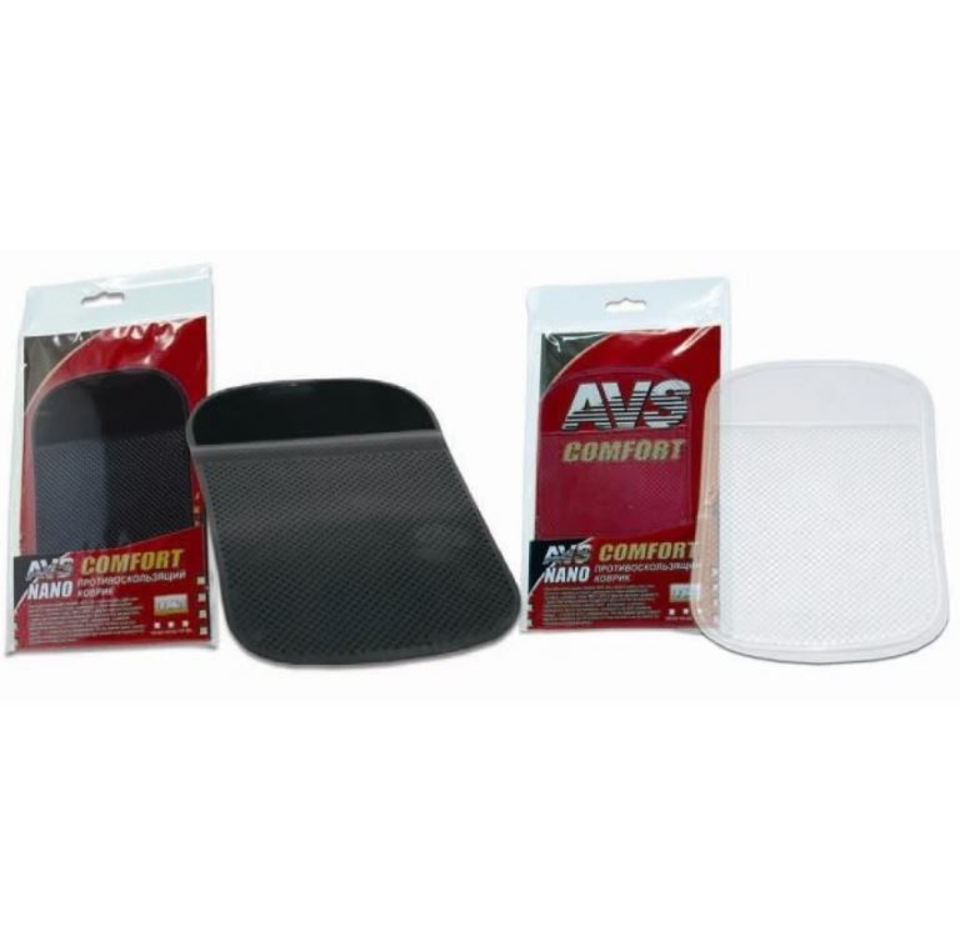 Коврик противоскользящий AVS NANO NP-002 15*9 черный