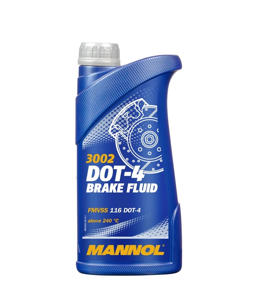 Тормозная жидкость MANNOL 3002 DOT-4 910г.