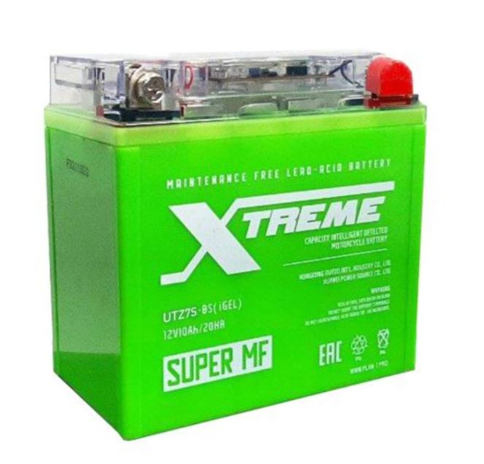 АКБ Moto Xtreme UTZ7S(YTZ7S) iGEL (7 А/ч) индик обр