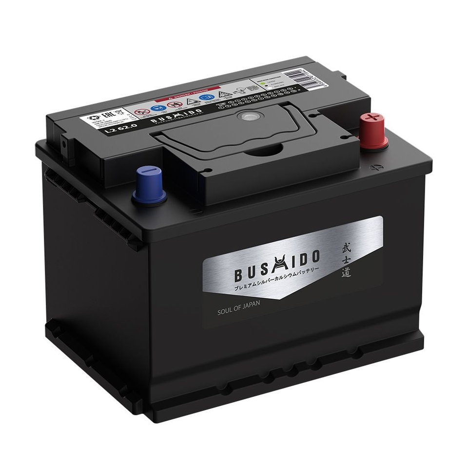 Аккумулятор BUSHIDO SJ62 обр.(L2.0) 62A/h