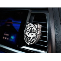 Дефлектор на магните Волк новый  черно-белый