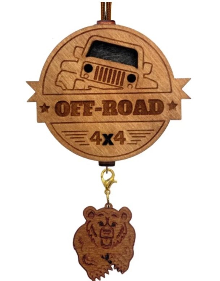 Ароматная подвеска Офф Роад в коричневом цвете