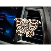 Дефлектор на магните Бабочка  коричнево-белый