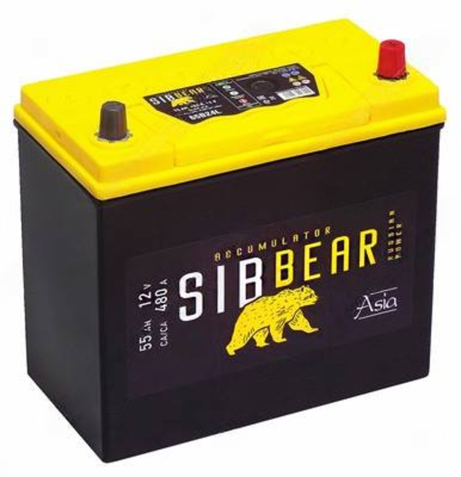 Аккумулятор SIBBEAR ASIA 65B24L 55 Ач.о.п.