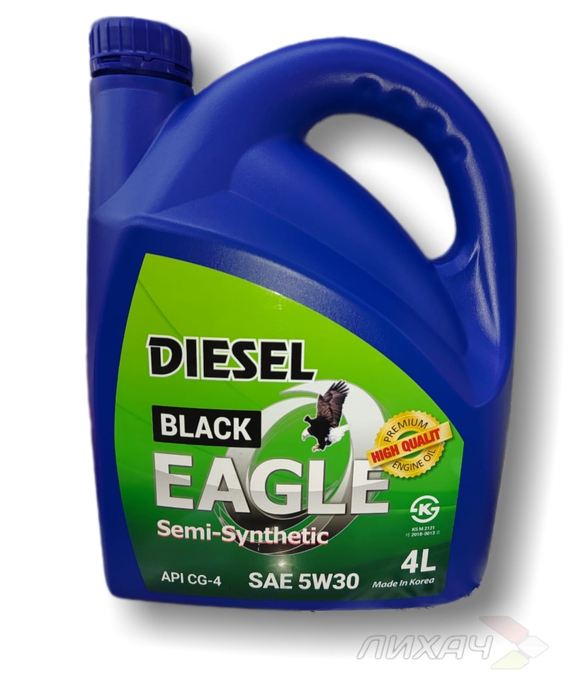 Масло моторное BLACK EAGLE Diesel semi-syn. 5W-30 CG-4 4л.