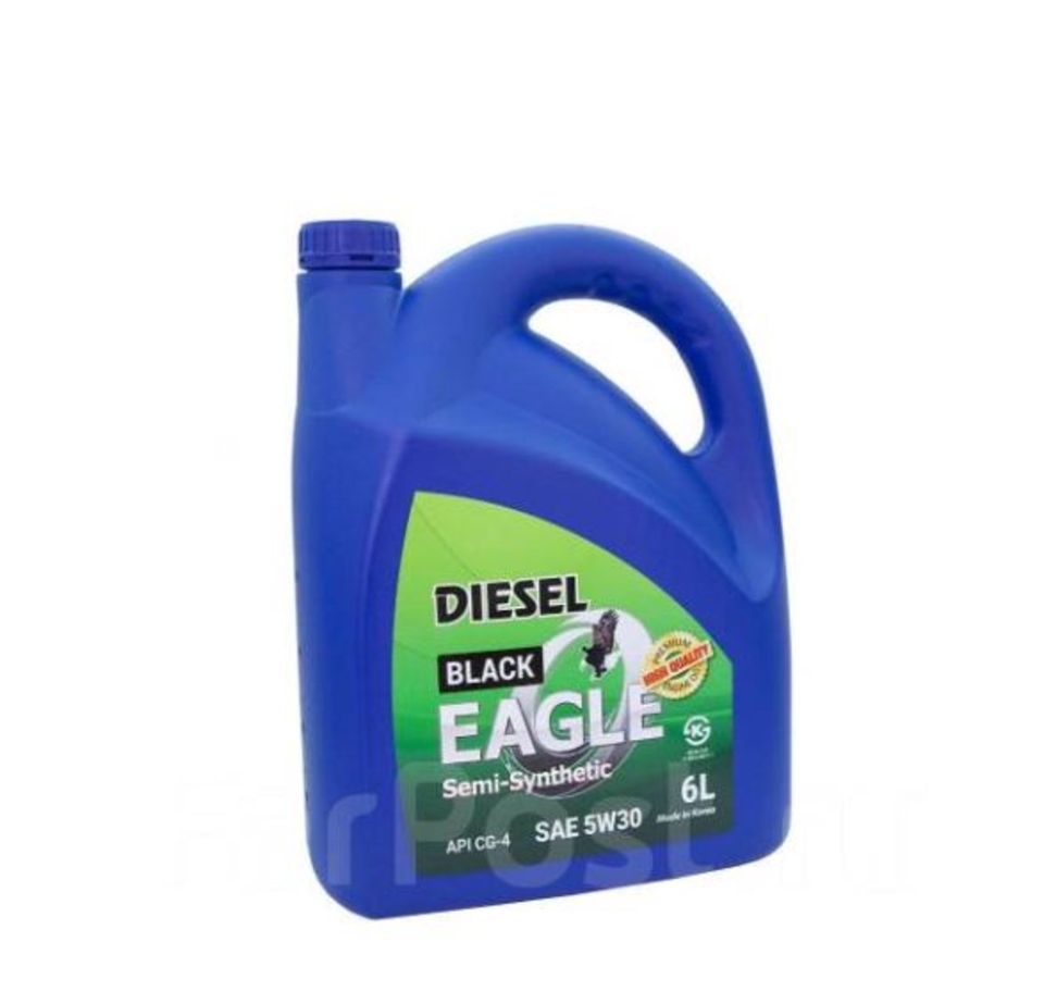 Масло моторное BLACK EAGLE Diesel semi-syn. 5W-30 CG-4 6л.