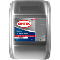 Масло моторное Sintec Super 3000 10W40 SG/CD п/с 20л
