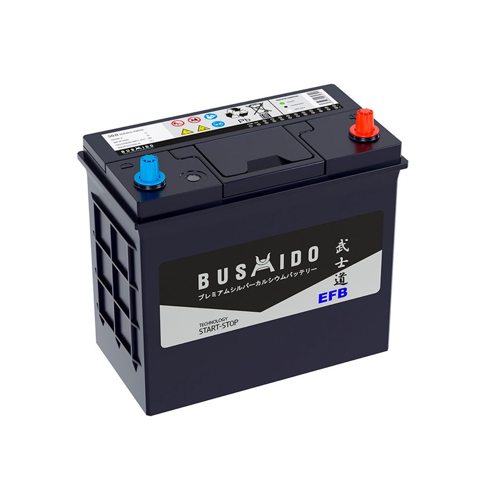 Аккумулятор BUSHIDO EFB 50 обр (75B24L,CA) (N55) 50Ач