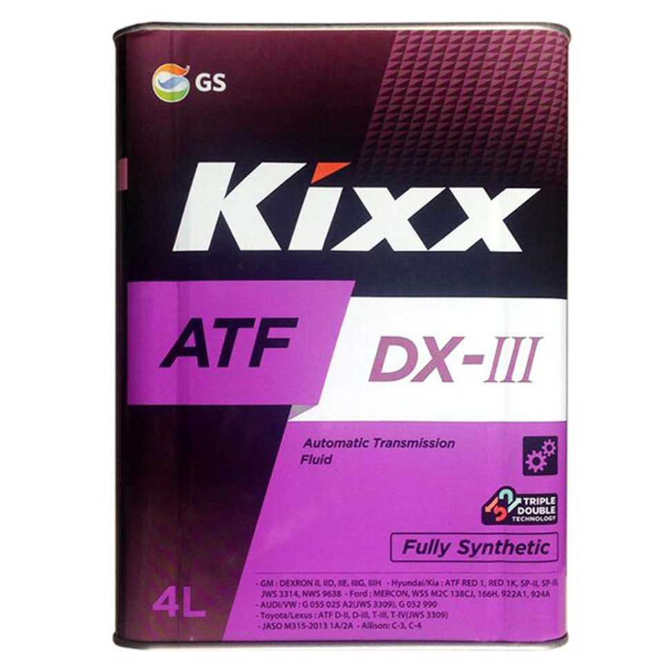 Масло для АКПП GS Kixx ATF Dextron III 4л
