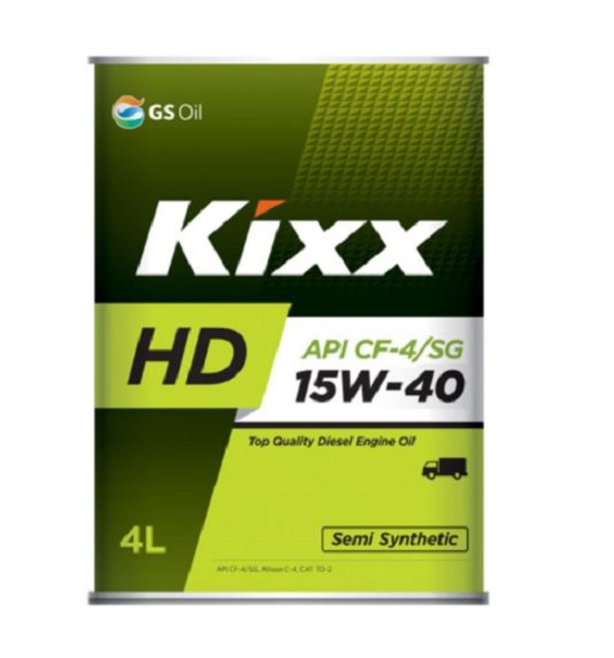 Масло моторное Kixx HD CF-4 15W-40 4л