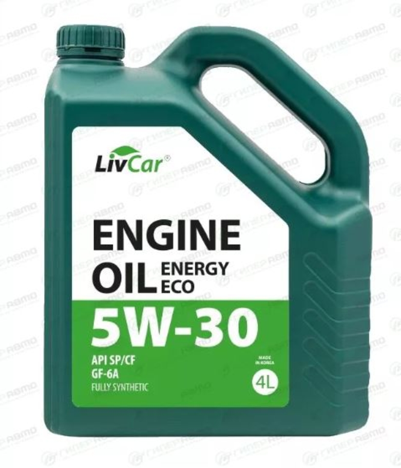Масло моторное LIVCAR ENERGY ECO 5w30 SP/CF/GF-6A КОМПЛЕКТ (4л+1л)