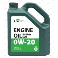 Масло моторное LIVCAR ENERGY ECO 0w20 SP/CF/GF-6A КОМПЛЕКТ (4л+1л)