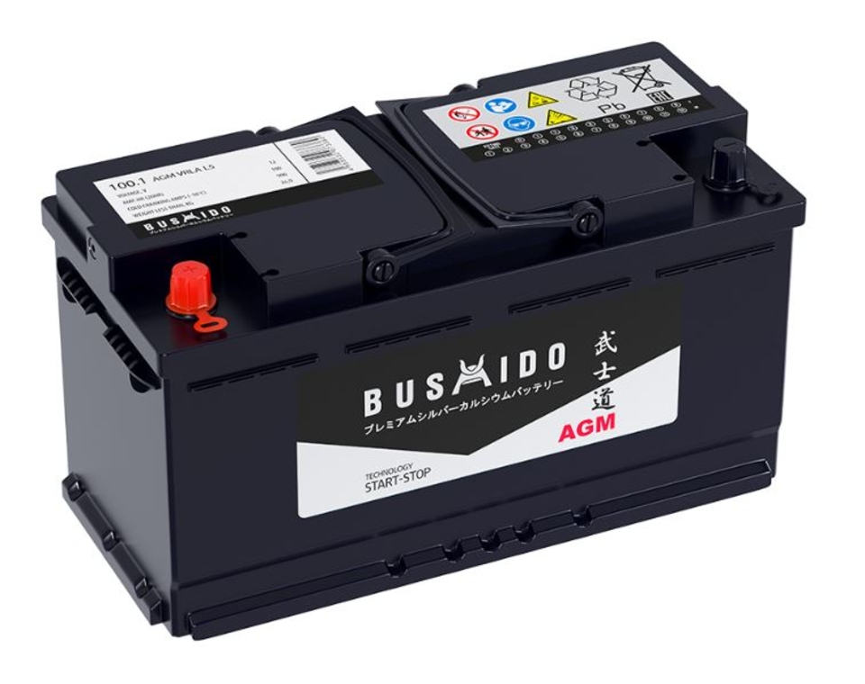 Аккумулятор BUSHIDO AGM 100 пр (L5.1) 100 Aч (Hyundai)