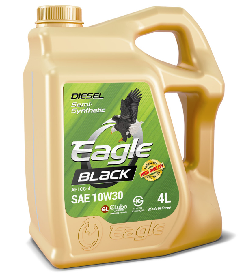 Масло моторное BLACK EAGLE Diesel semi-syn.10W-30 .CG-4 6L