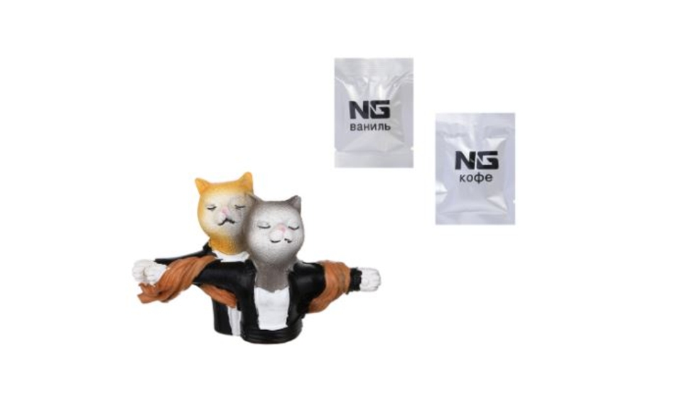 Игрушка для ароматизатора на дифлектор NG коты 732-130