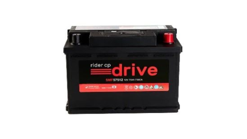 Аккумулятор RIDER CP DRIVE 75B24R, 55720