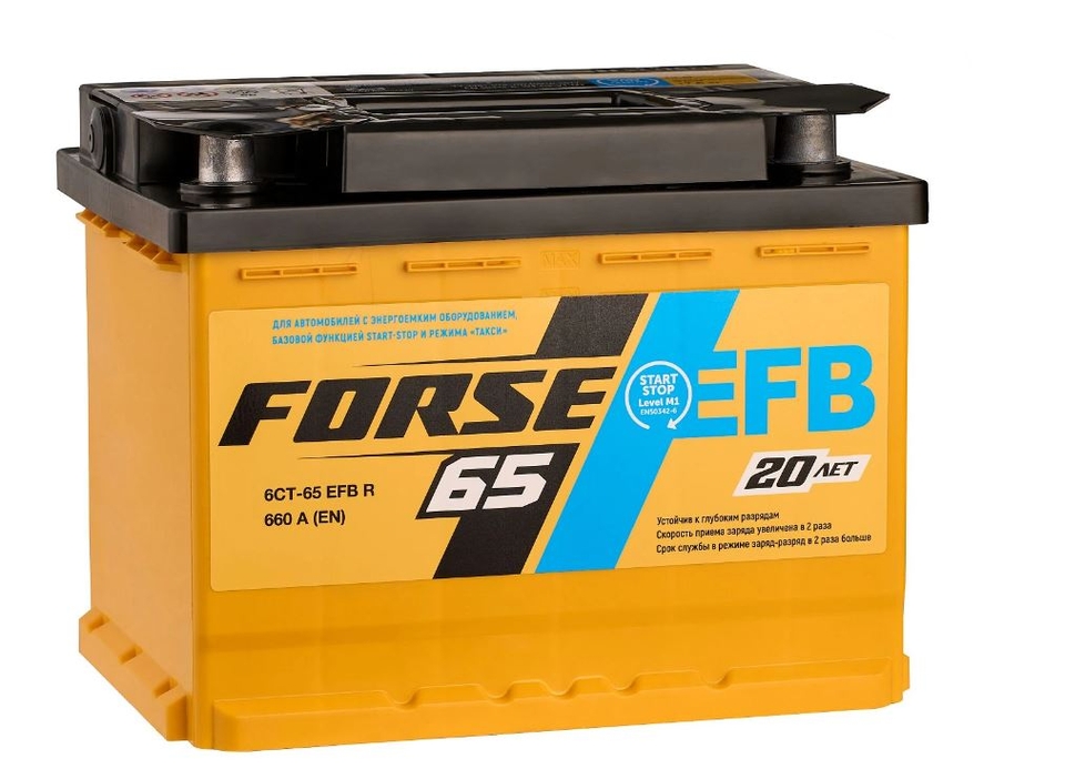 Аккумулятор Forse (EFB) 6ст-65 VLR(0)