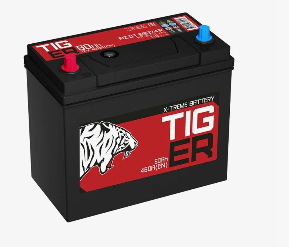 АКБ TIGER Red Energy 50 обр(65В24LS станд.кл. PS)