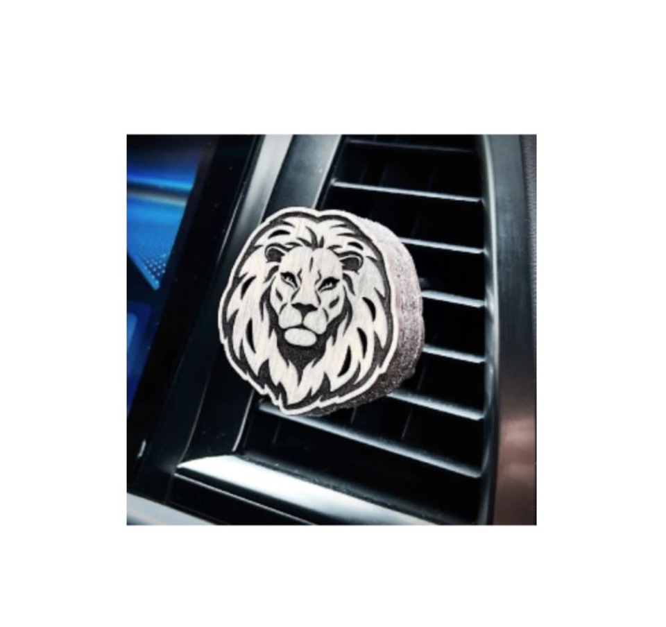 Дефлектор на магните Лев симба черно-белый