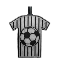 Ароматная подвеска  Футболка в черно-белом цвете