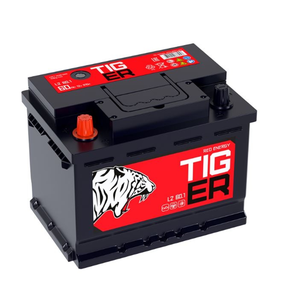 АКБ TIGER Red Energy 60 пр(L2.1PS )60Ач 510А