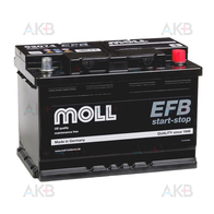 Аккумулятор MOLL L3.0 EFB 74Ач. 780А. (82074)