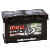 Аккумулятор MOLL S95 (D26L) EFB 80Ач. 800А. (72080)