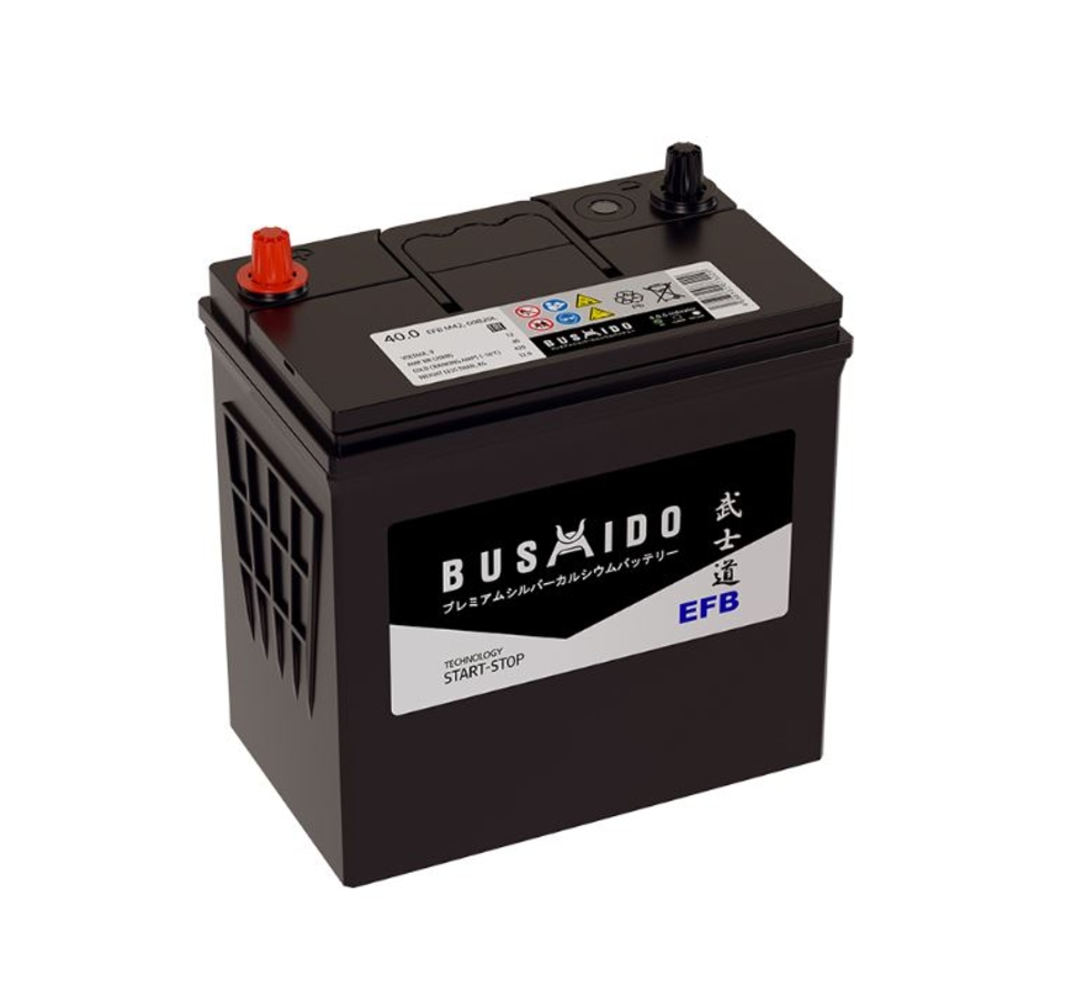 Аккумулятор BUSHIDO EFB M42 40 обр, (60B20L. HO) 40Ач. 420A.
