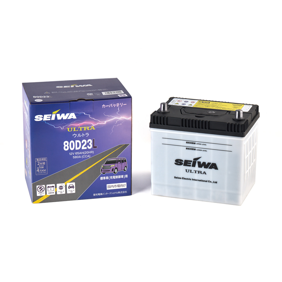 Аккумулятор SEIWA Ultra 80D23L 65Ач. 580А.