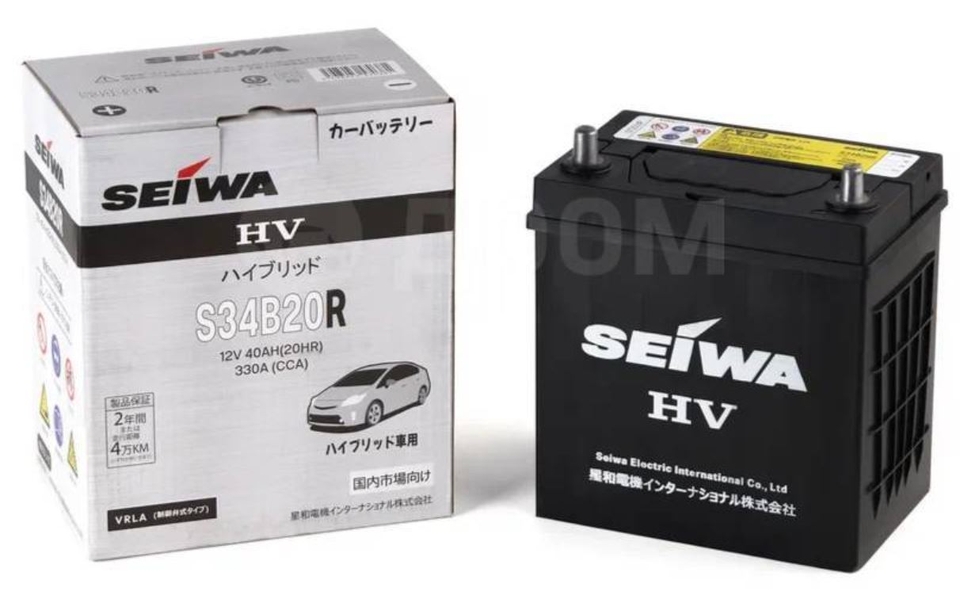 Аккумулятор SEIWA HV S34B20R 40Ач. 330А.