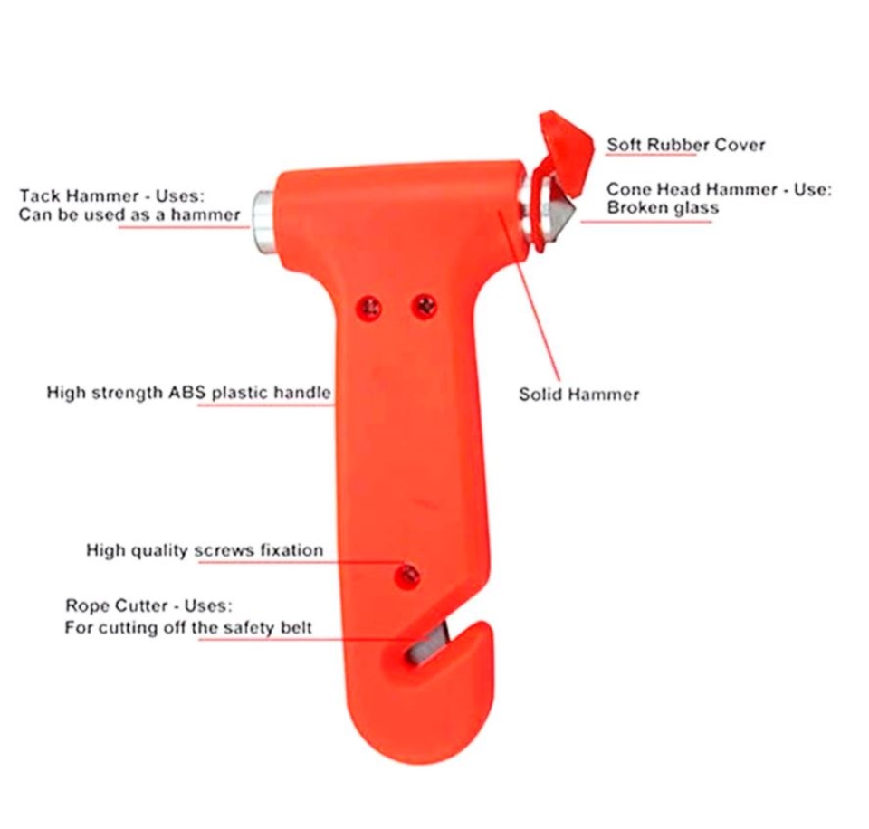 Молоток аварийный, стропорез НВ-1729