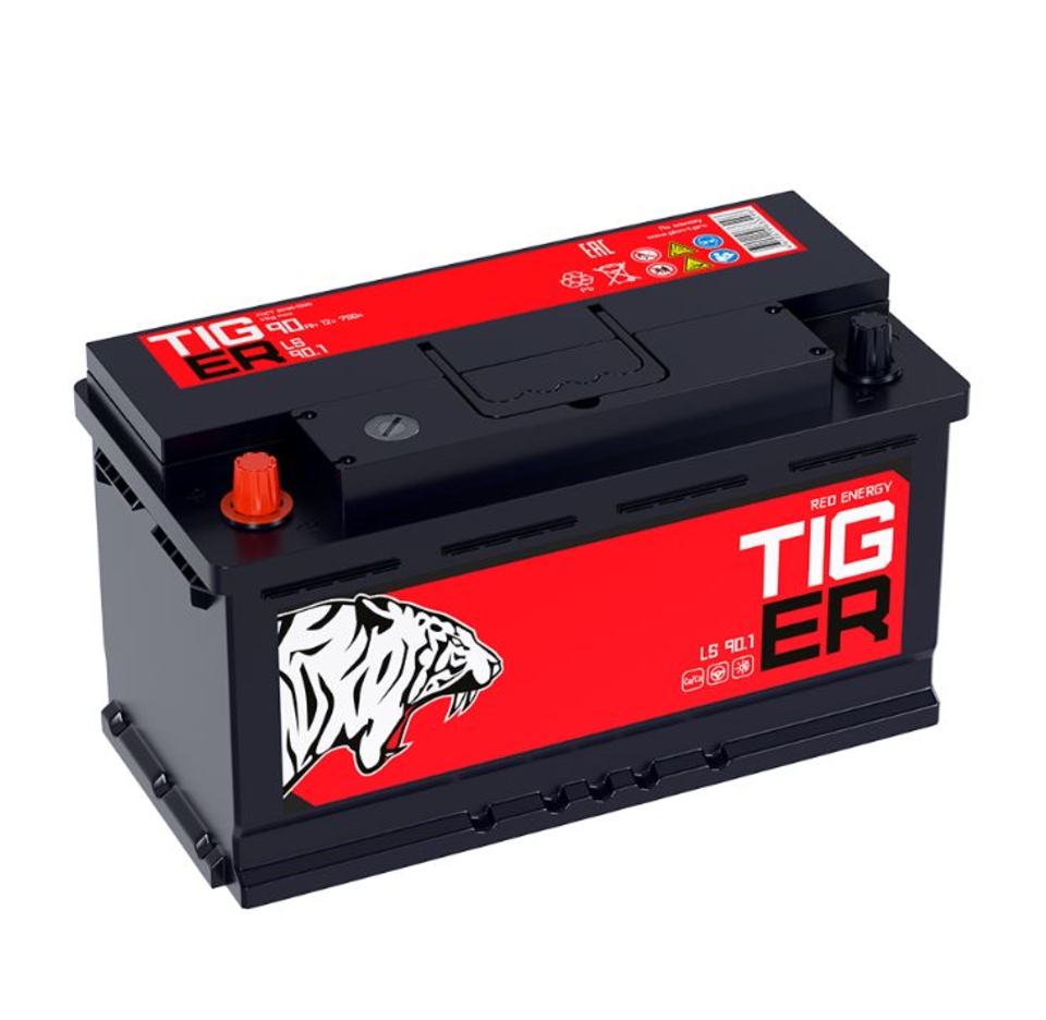 АКБ TIGER Red Energy 90 пр. (L 5.1 PS) 90 Ач 750 A