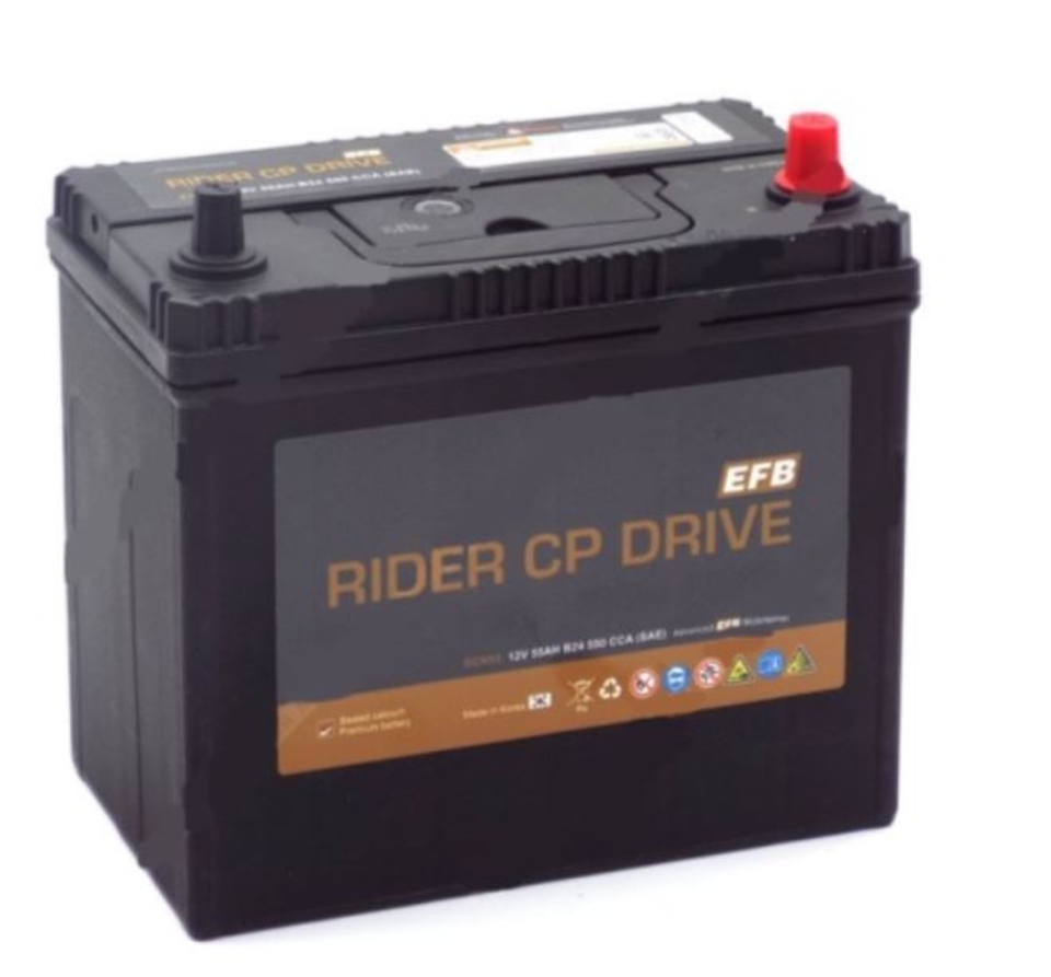 Аккумулятор RIDER EFB ECN55 B24L 55Ач 550А