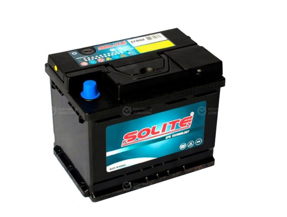 Аккумулятор SOLITE EFB 60 (L2.0) 60Ач 560А