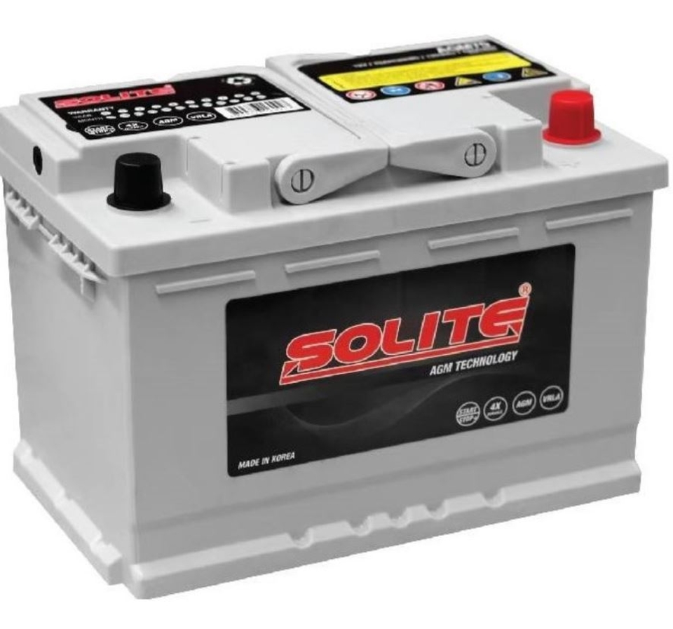 Аккумулятор SOLITE AGM70L (L3.0) 70Ач 760А