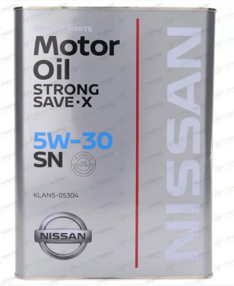 Масло моторное NISSAN STRONG SAVE X SP/GF-6A 5w30 4л KLAP5-05304