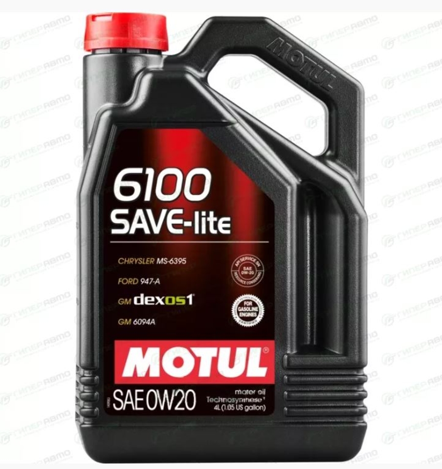 Масло моторное Motul 6100 SAVE-lite SP GF-6A 0W20 4л