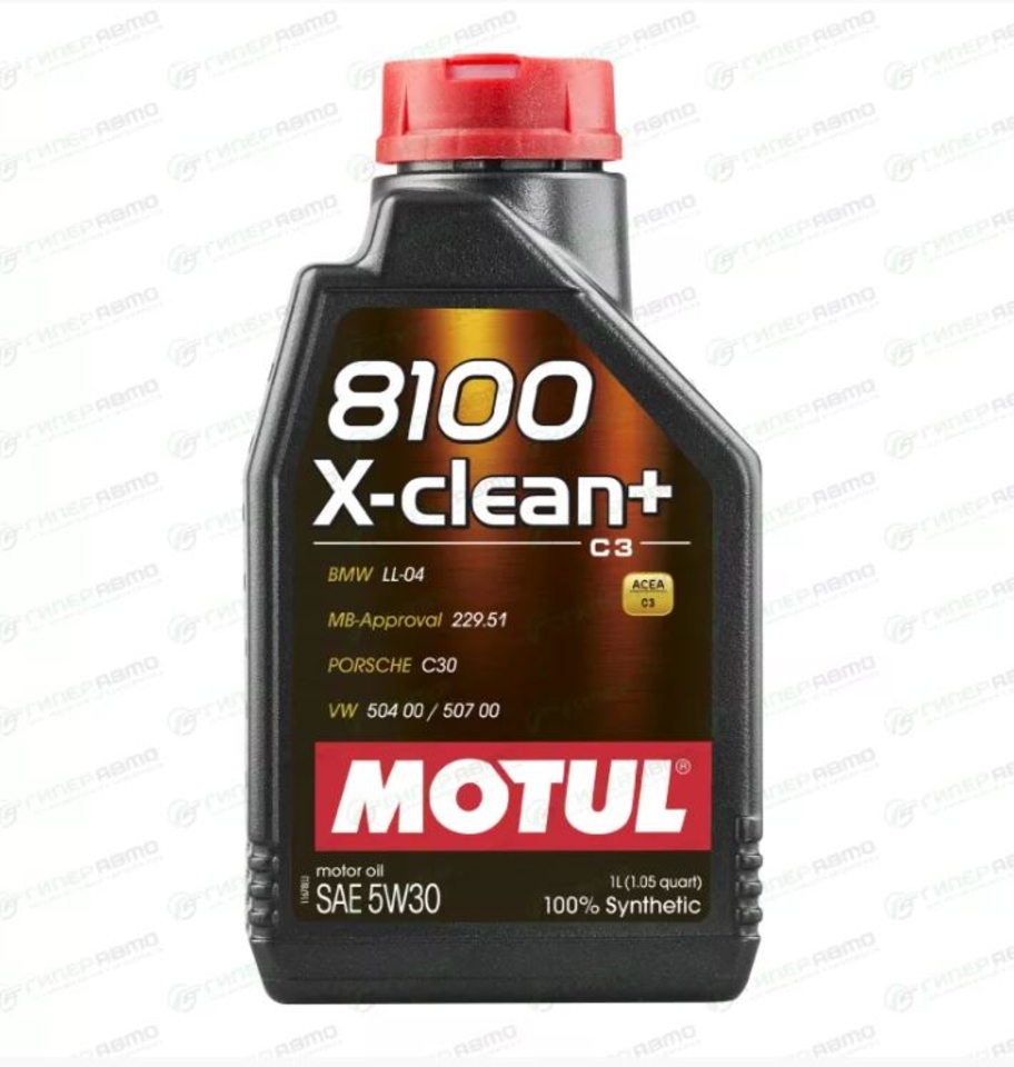 Масло моторное Motul 8100 X-clean+EFE C3 0W30 1л