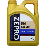Масло моторное ZEPRO FULLY-SYNTHETIC SN 5W30 4л (пластиковая канистра) 30011332-004