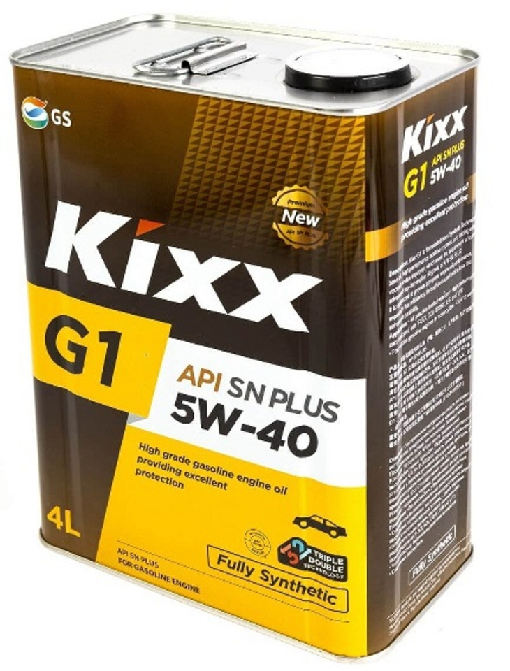 Масло моторное Kixx G1/GX7 SQ 5W-40 4л