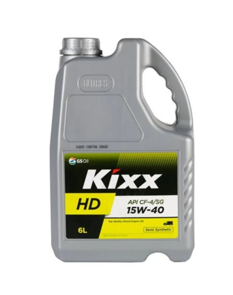Масло моторное Kixx HD/DX5 CF-4 15W-40 6л