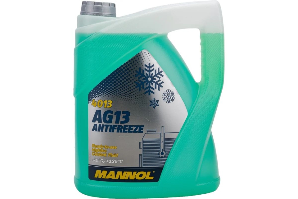 Антифриз MANNOL AG13 зелёный 5л MN4013 (Евросоюз)